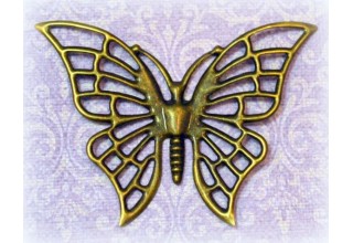 Декоративный элемент " Бронзовая бабочка 3" размер: 45*65 мм 